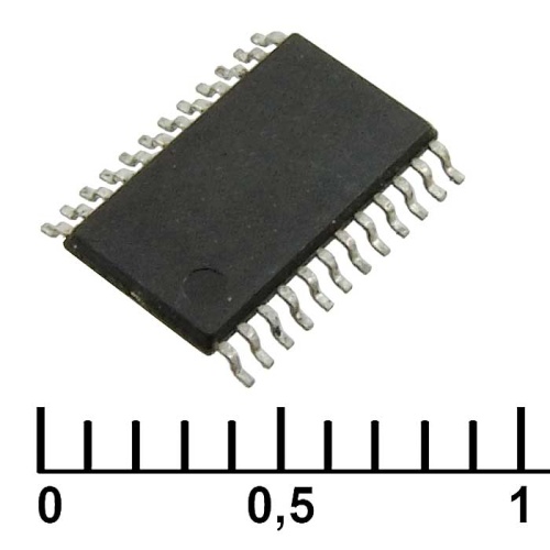 AD7192BRUZ-REEL, малошумящий аналого-цифровой преобразователь Analog Devices, 24- разрядный, сигма- дельта, корпус TSSOP-24 | код 111445 | Analog Devices