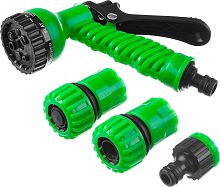 Набор поливочный, 3/4', фурнитура, пистолет с 7 режимами | код 427369 | РОСТОК