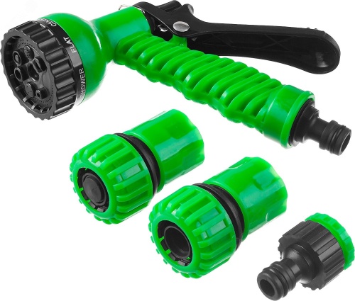 Набор поливочный, 3/4', фурнитура, пистолет с 7 режимами | код 427369 | РОСТОК