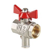 Кран шар. для подкл. датчика темп., 1/2" | код. VT.247.N.04 | VALTEC