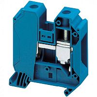 Клеммник винт. проходной 35кв.мм 2 точки подкл. син. | код NSYTRV352BL | Schneider Electric