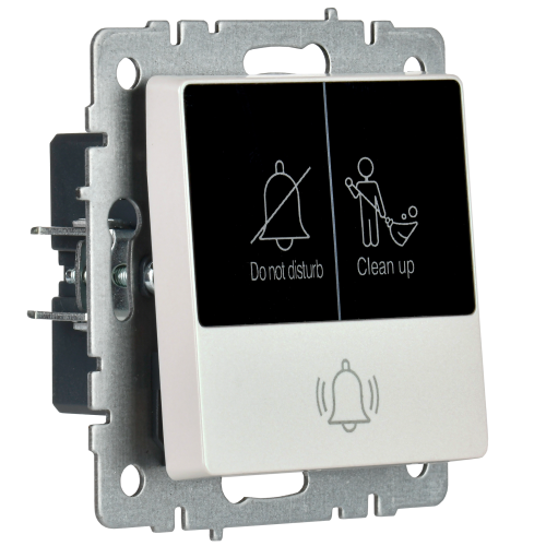 BRITE Кнопка звонка с инд. отел. 10А ВС10-1-9-БрЖ жемч. IEK | код BR-V14-2-10-K36 | IEK фото 4