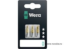 Бита 851/1 TiN PH SB, сверхтвердое покрытие нитридом титана | код WE-073515 | Wera