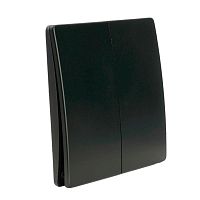 Выключатель дистанционного управления двухклавишный 7мВт IP65 TM92 черн. FERON 51027