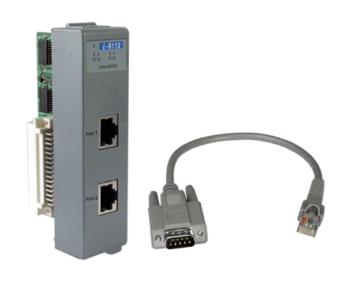 I-8112/C2-G CR 2 port RS-232 module Gray color include : CA-RJ0903x2 | код 00-06083223 | ICP DAS