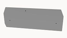 D-WS10-TW-01P-11-00Z(H), Концевая крышка, для WS10-TW, серый, шт | код 11060000086 | DEGSON