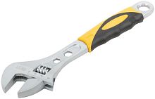 Ключ разводной Классик, шкала, увеличенный захват, прорезиненная ручка 250 мм, 33 мм | код 70153 | FIT