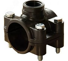 Седелка ПЭ 63 - 1 1/2' (крепление-болт) | код 3000063112 | Политэк