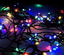 Гирлянда "Нить" DC-LD120-W-E 120 LED бел. колпачек "кристалл" | код 4690601042903 | SHLights