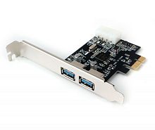 Контроллер USB Gembird SPCR-01, в PCI-express, порты: 2 внешн. USB 3.0 | код SPCR-01 | Gembird