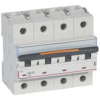 Автоматический выключатель DX³ MA - 25 кА - тип характеристики MA - 4П - 400 В~ - 16 А - 6 модулей | код 409892 |  Legrand 