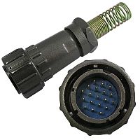 Разъём быстроразъёмный SZC FQ24-19pin TJ-12, 19-ти контакнтый | код 107000 | SZC