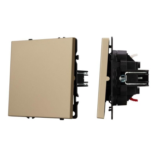 Механизм звонкового выключателя SWT-NOBE-MKR1-SFPL-L-GD 230В 10А Arlight 054271