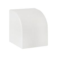 Заглушка (60х40) (4 шт) белая-Plast | код ecw-60-40x4 | EKF