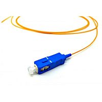 Шнур оптический монтажный 9/125 SC/SM 1 метр (pigtail) | код Pt-SC/SM-1м | ИнфоТелеком