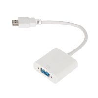 Переходник штекер HDMI - гнездо VGA, провод REXANT | код 17-6835 | REXANT