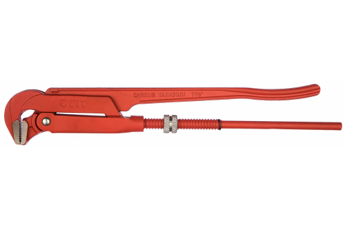 Ключ трубный газовый CrV Профи 90 гр (тип L) 1.5'' | код 70445 | FIT