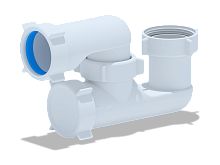 Сифон для ванны АНИ 1 1/2' регулирируемый | код E200 | АНИ пласт