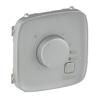 Панель лицевая Valena Allure для термостата для теплых полов алюм. | код 755327 | Legrand