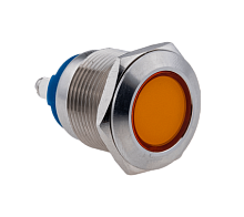 Сигнальная лампа IP67,желтая, 24В AC/DC, MT67-LED24Y | код 107364 | MEYERTEC