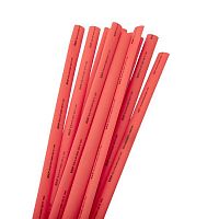 Трубка термоусадочная ТУТ нг 8/4 красн. 1м (уп.50м) PROxima EKF tut-8-r-1m