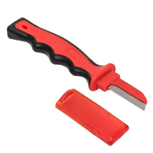 Нож для снятия изоляции с частично изолированным лезвием 1000V WS-33 Professional | код ws-33 | EKF фото 5 Нож для снятия изоляции с частично изолированным лезвием 1000V WS-33 Professional | код ws-33 | EKF фото 5