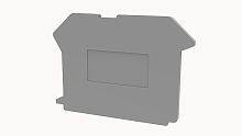 D-PC4-TW-01P-11-00Z(H), Концевая крышка, для PC4-TW, серый, шт | код 11060000069 | DEGSON