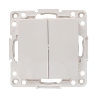 Стокгольм Механизм Выключателя 2-кл, 10А в/к белый PROxima | код EYV10-123-20 | EKF