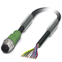 Кабель для датчика / исполнительного элемента SAC-8P-M12MS/ 3,0-PUR | код 1522503 | PHOENIX CONTACT