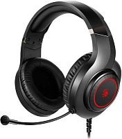 Наушники с микрофоном A4Tech Bloody G220S черный 2м мониторные USB оголовье (G220S USB/ BLACK) | код 1431310 | A4TECH