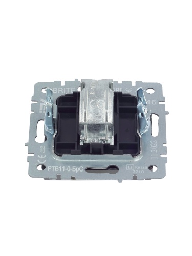 BRITE Розетка TV оконечная РТВ11-0-БрС сталь | код BR-A10-O-K46 | IEK фото 7