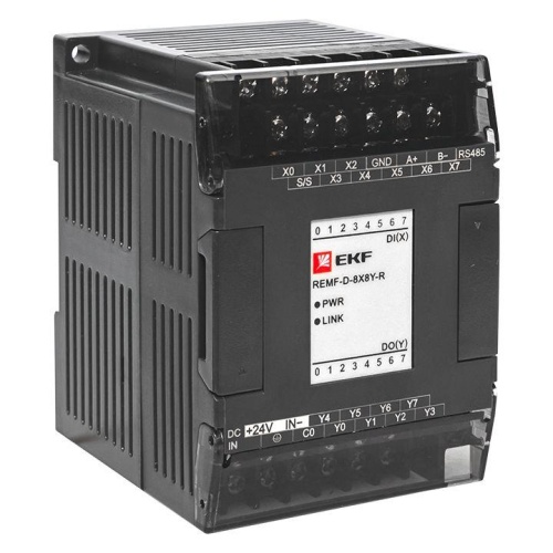 Модуль дискретного в/в REMF 8/8 PRO-Logic | код REMF-D-8X8Y-R | EKF