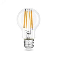 Лампа светодиодная филаментная Black Filament 20Вт A60 грушевидная 4100К нейтр. бел. E27 1850лм | код 102902220 | GAUSS