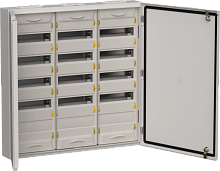 TITAN 5 Корпус мет. ЩРн-180 (3х60) 835х830х140 IP54 сер IEK | код TI5-50-N-3X060-54-7035 | IEK