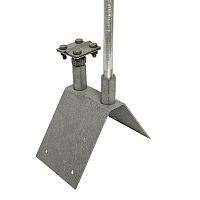 Молниеприемник 2000 мм коньковый угловой PROxima | код lp-d6200 | EKF