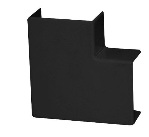 Поворот на 90 град. для РКК-60х40 (черный) | код ПВР-60х40-Ч | Ruvinil