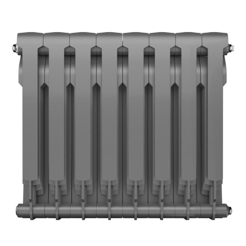 Радиатор биметаллический секционный 500/87/8 боковое подключение цвет Silver Satin | код НС-1176319 | Royal Thermo фото 3