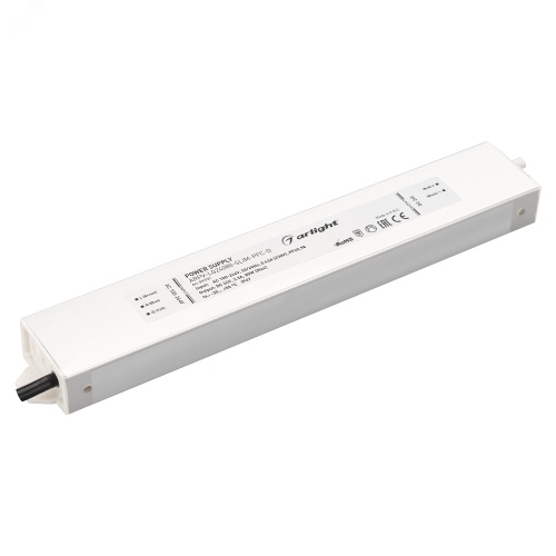 Блок питания ARPV-LG24080-SLIM-PFC-D (24V, 3.3A, 80W) (IP67 металл, 5 лет) | код 31721 | Arlight Блок питания ARPV-LG24080-SLIM-PFC-D (24V, 3.3A, 80W) (IP67 металл, 5 лет) | код 31721 | Arlight