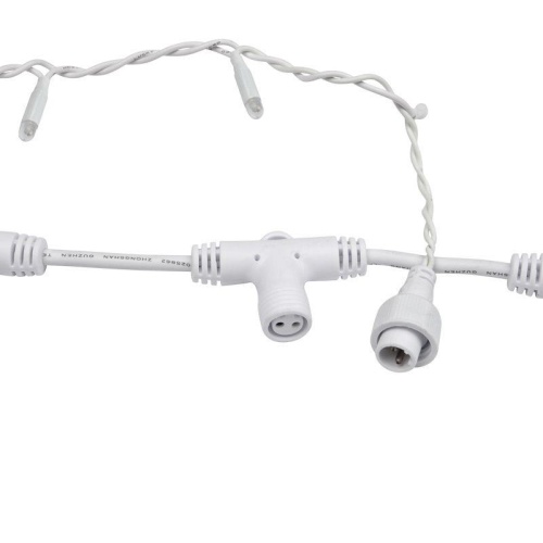 Гирлянда светодиодная Дождь 2х6 м, эффект мерцания, белый провод, 230 В, диоды тёплый белый, 768 LED (партия 2020 - 768 LED) | код 235-396 | Neon-Night фото 6