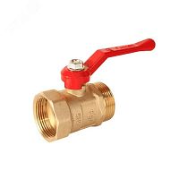 Кран шаровой Ду32 Ру16 ВН рычаг, латунный | код 103276 | Галлоп