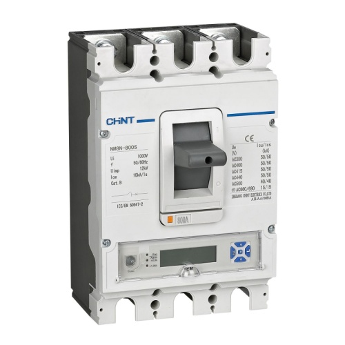 Авт. выкл. защиты двигателя NM8N-400C EMM 400А 36кА 3P, LCD (R) | код 269569 | CHINT