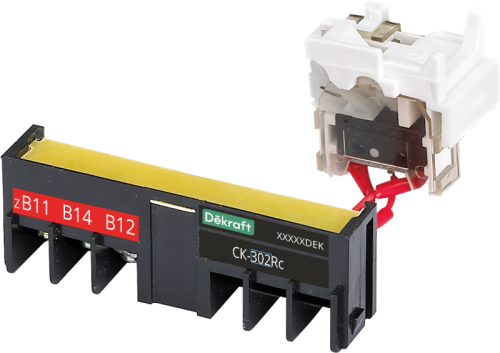 Контакт сигнальный левый 1НО1НЗ СК-304/306Rc DEKraft 28719DEK Контакт сигнальный левый 1НО1НЗ СК-304/306Rc DEKraft 28719DEK