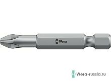 Бита торсионная 851/4 TZ PH, вязкая твердость, хвостовик 1/4' E 6.3, PH 2 x 50 мм | код WE-059810 | Wera