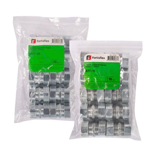 Муфта соединительная для трубы АТТ-15 Fortisflex 92318 фото 3 Муфта соединительная для трубы АТТ-15 Fortisflex 92318 фото 3