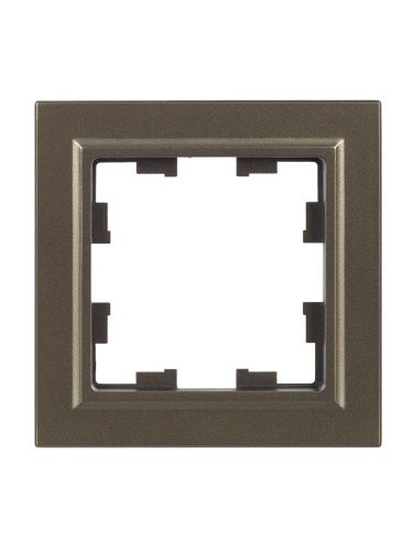 BRITE Рамка 1-местная РУ-1-БрШ шампань | код BR-M12-K37 | IEK фото 2