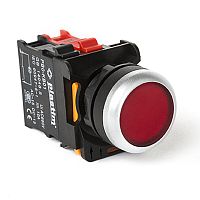 PB0-AW34B5 Кнопка управления с подсветкой, 1NC, AC/DC 24 В. (Красный) | код PB0-AW34B5 | Plastim