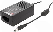 Адаптер настольный, AC-DC, 25Вт, вход 85...264B AC 47...63 Гц,, выход 48B/0.52A, изоляция 3000В AC, 93x54x36мм, -30...+70С, сетевой разъём IEC320-C14, выходной разъем 11, диам. 5.5х2.1мм | код GST25A48-P1J | MeanWell