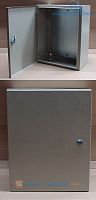 Корпус металлический, навесной, ЩРНМ - 3, (ВхШхГ) 650 х 500 х 220 мм, с монтажной панелью, IP31, серый (ЩМП) (1 шт.) Бирос | код 60103| БИРОС