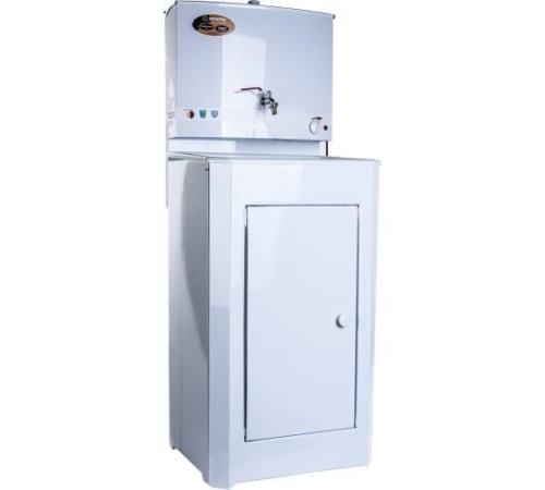 Умывальник дачный ЛЮКС с подогревом пластик. мойка бел. | код 74/4/4 | Вихрь фото 2