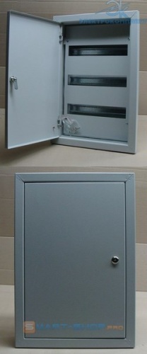 Корпус металлический, встраиваемый, ЩРВк - 36, (ВхШхГ) 550 х 330 х 120 мм, IP31 (1 шт.) Бирос | код 60607 | БИРОС